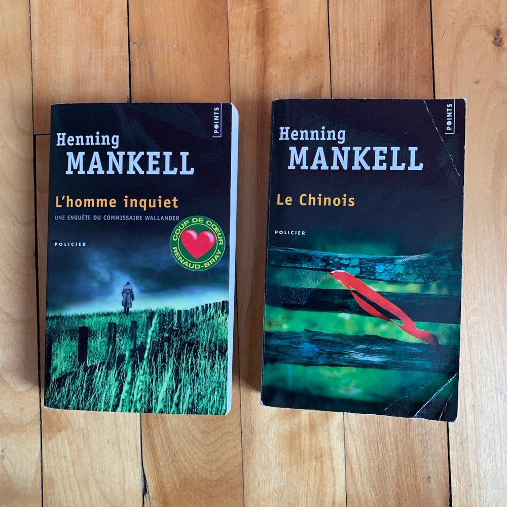 Henning Mankell - Deux romans policiers en Français